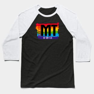 Montana Gay Marriage Baseball T-Shirt